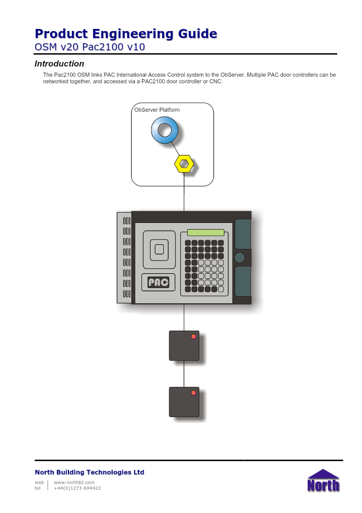 Preview thumbnail of page 1 of the Pac2100 Engineering Guide PDF document.